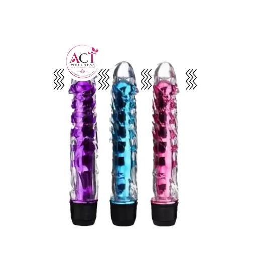 Multi Speed Soft Jelly Stick Vibrator - Product Gallery View 5 | act wellness