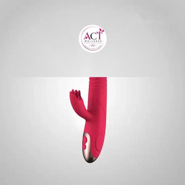 2 In1 Heating Thrusting Dildo Multi Vibrator G Spot Stimulation Licking Massager - Buy Online in India | act wellness - view 1