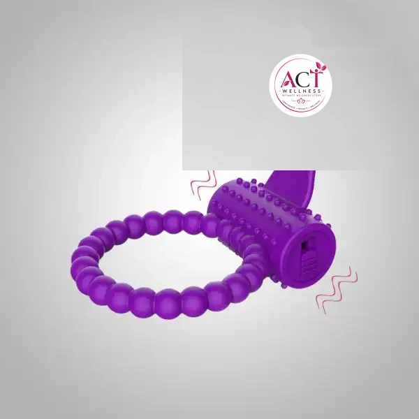 Naughty Play Erotic Vibrating Cockring For Men - Buy Online in India | act wellness - view 1