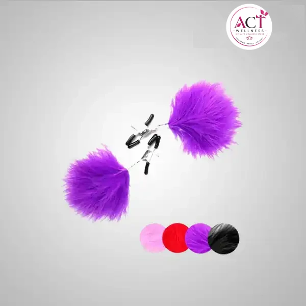 Nipple Clamp with Feather for Women - Buy Online in India | act wellness - view 1