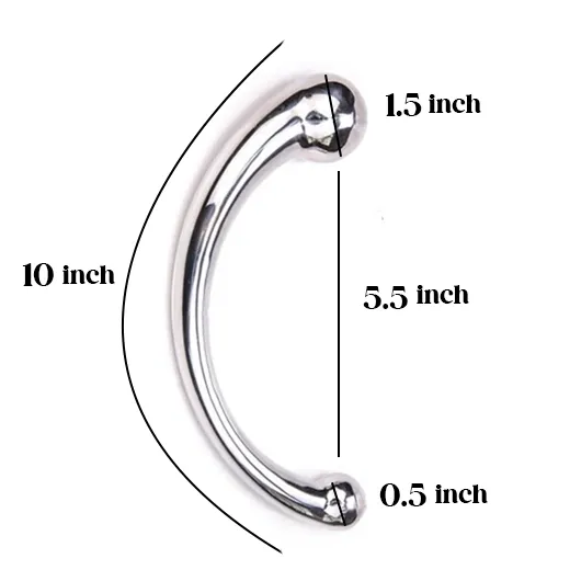 Njoy Curved Dual Ended Anal Plug - Product Gallery View 4 | act wellness