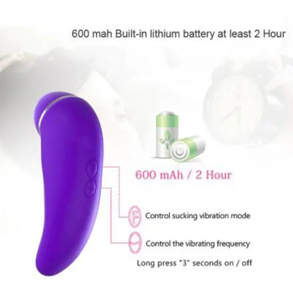 Oral Sex Licking & Nipple Sucking Clitoral Stimulator Vibrator - Product Gallery View 3 | act wellness