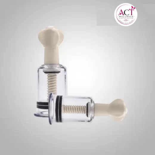 Medium Nipple Clamps and Therapy Vacuum Pump - act wellness