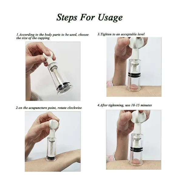 Medium Nipple Clamps and Therapy Vacuum Pump - Product Gallery View 4 | act wellness