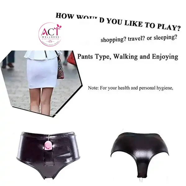 Pants Underwear Strap on Women Men Dildo Panty Vibrator Dildo - Product Gallery View 4 | act wellness
