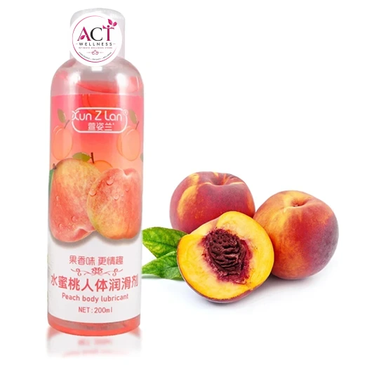 Peach Body Lubricant 200ml - Product Gallery View 2 | act wellness