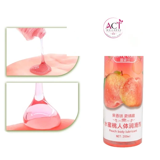 Peach Body Lubricant 200ml - Product Gallery View 4 | act wellness