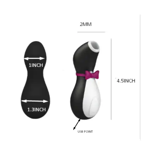 Penguin Satisfyer USB Recharge Vibrator - Product Gallery View 2 | act wellness