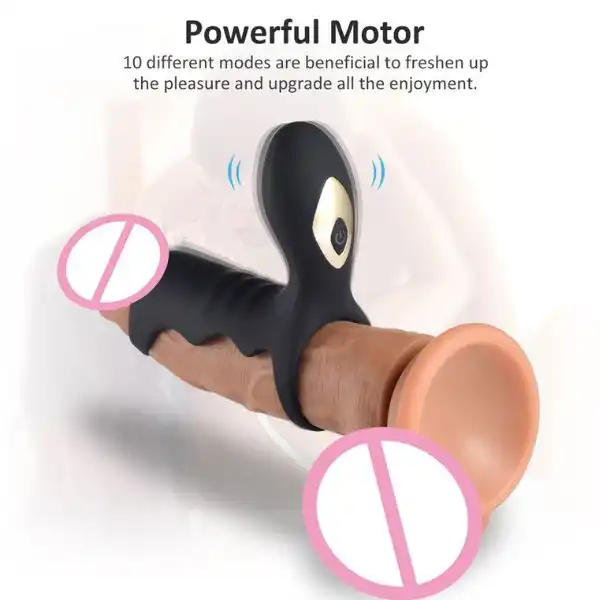 Penis Erection Vibrator Enhancement Ring - Product Gallery View 3 | act wellness