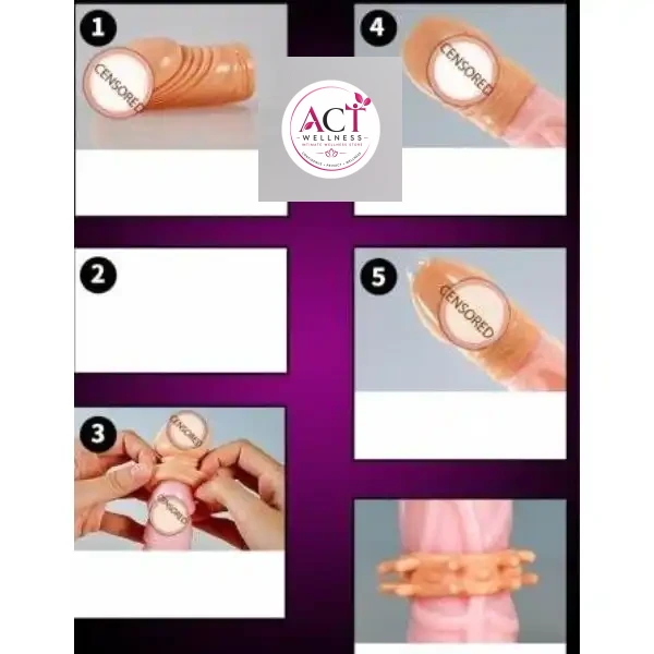 Penis Extender Delay Ejaculation Cock Ring - Product Gallery View 2 | act wellness