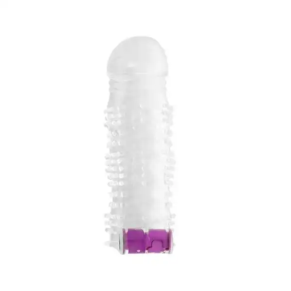 Penis Crystal Sleeve With Vibrating Bullet - Product Gallery View 2 | act wellness