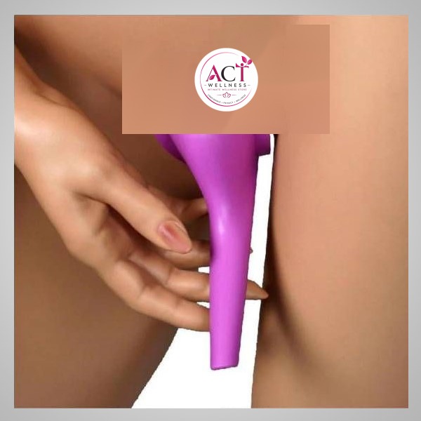 Pez Portable Female Travel Standing Pee Urinal Device - Product Gallery View 3 | act wellness