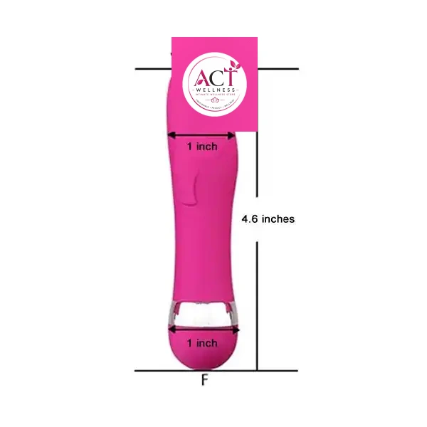 Pink Dolphin Mini Vibrator Massager - Product Gallery View 2 | act wellness
