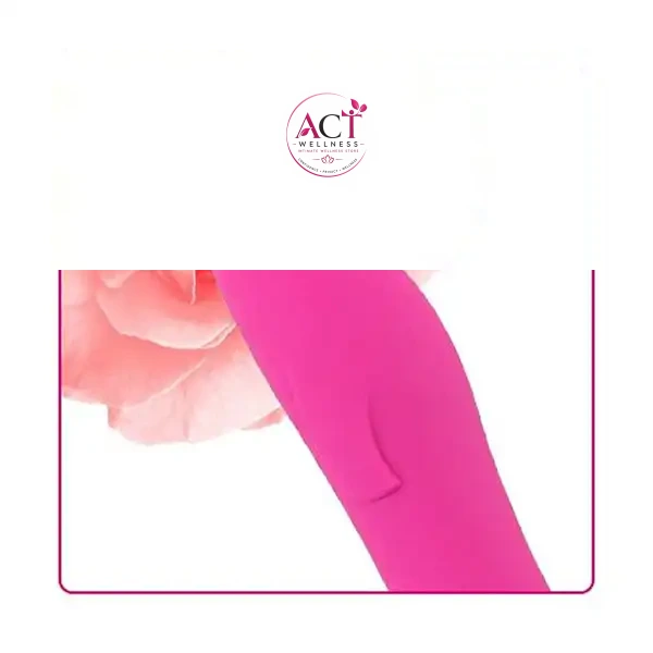 Pink Dolphin Mini Vibrator Massager - Product Gallery View 3 | act wellness