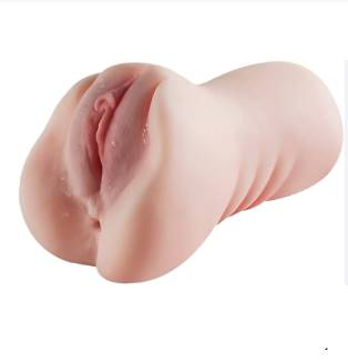 2 in 1 Male Masturbator Pocket Pussy with Realistic Textured Vagina and Tight Anus - Product Gallery View 5 | act wellness