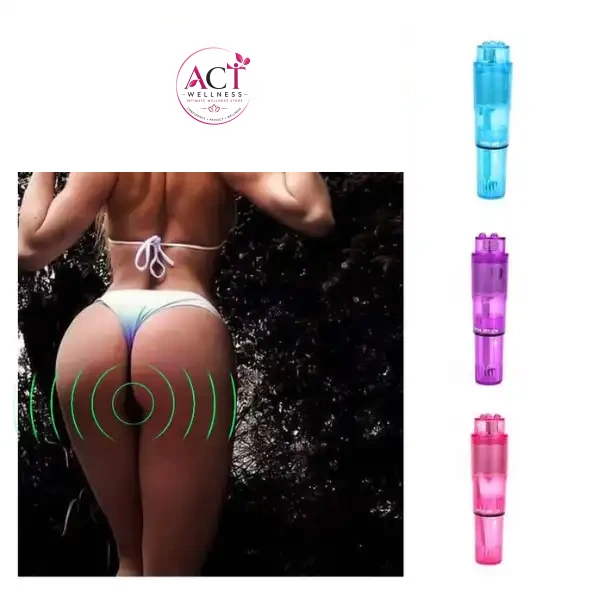 Pocket Rocket Vibrator Waterproof Mini Full Body Massager - Product Gallery View 6 | act wellness