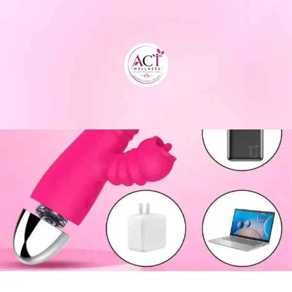 Portable Handheld USB Rechargeable Waterproof Massage - Product Gallery View 3 | act wellness