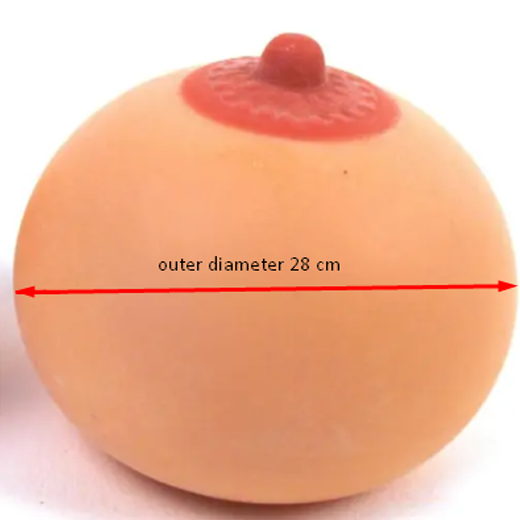 Portable Soft 3D Breast Nipple Touch Male Sex Toy - Product Gallery View 4 | act wellness