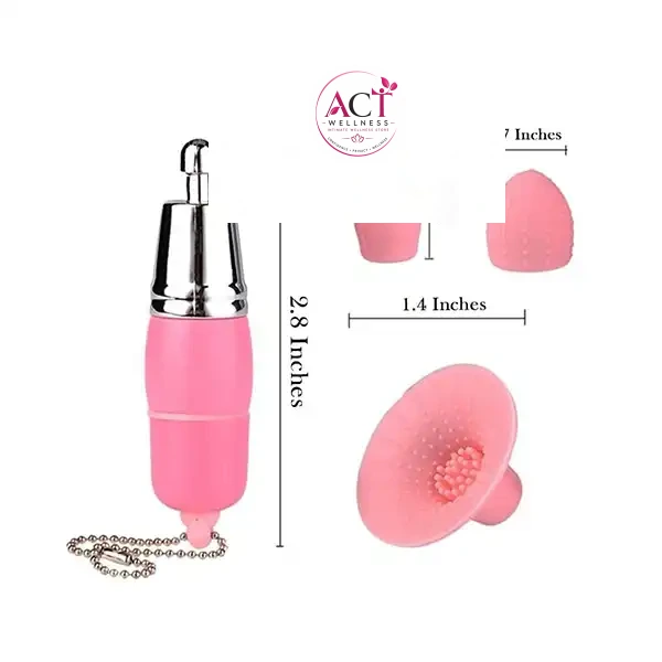 Powerful 3 in 1 Multi Speed Key Chain Vibrator - Product Gallery View 3 | act wellness