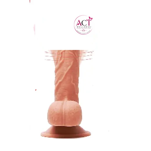Powerful Thrusting Rotating Head Vibration Wireless Remote Dildo - Product Gallery View 4 | act wellness