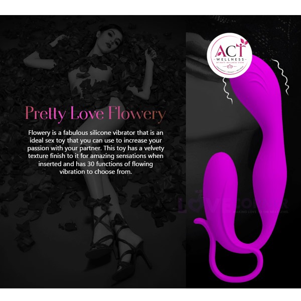 Pretty Love Flowery Vibrating - Product Gallery View 2 | act wellness