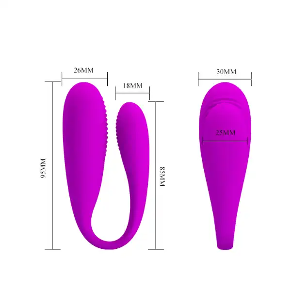 Pretty Love Rechargeable Couple Vibrator - Product Gallery View 2 | act wellness