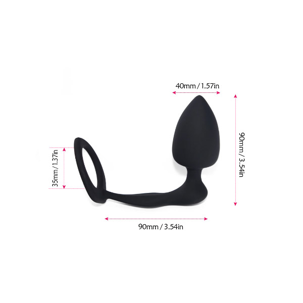 Combo Threat Cocking Anal Plug - Product Gallery View 2 | act wellness