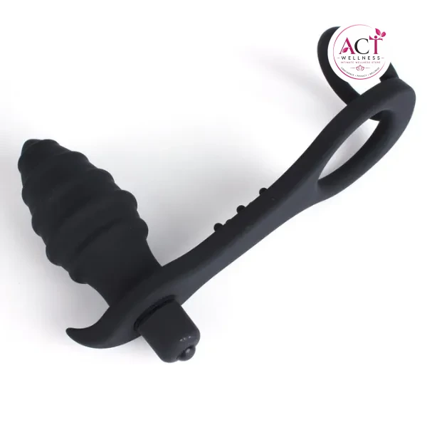 Prostate Massager with Ring - Product Gallery View 2 | act wellness