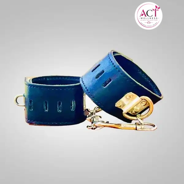 PU Leather BDSM Handcuffs - Buy Online in India | act wellness - view 1
