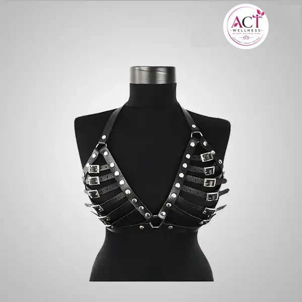 Punk Women Chest Stud Rave Bra - Buy Online in India | act wellness - view 1