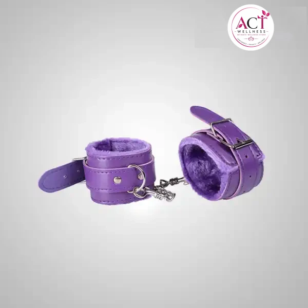 Purple Handcuffs Women Bondage - Buy Online in India | act wellness - view 1