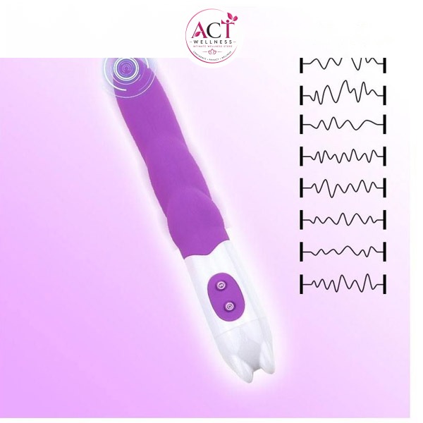 Purple Vibrator Female Masturbators G-Spot Clitoris Stimulator - Product Gallery View 5 | act wellness