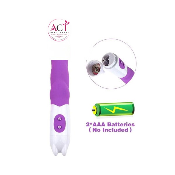 Purple Vibrator Female Masturbators G-Spot Clitoris Stimulator - Product Gallery View 6 | act wellness