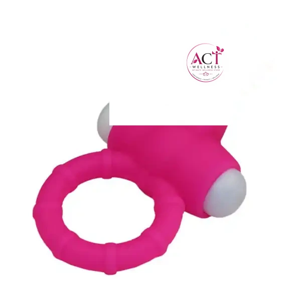 Rabbit Delay Vibrating Cock Ring - Product Gallery View 2 | act wellness