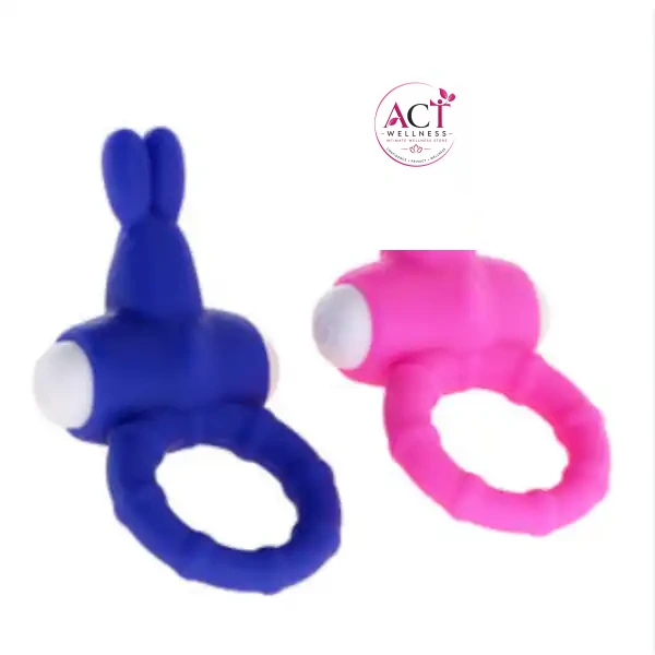 Rabbit Delay Vibrating Cock Ring - Product Gallery View 5 | act wellness