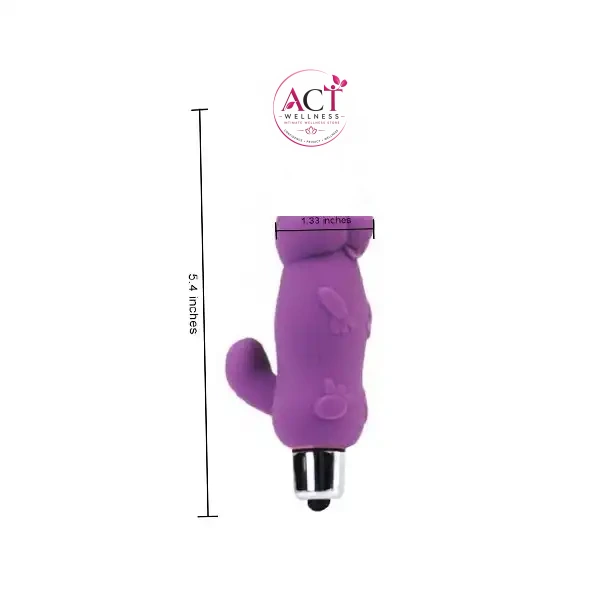 Rabbit Shape G-spot Vibrator Sex Toy - Product Gallery View 2 | act wellness