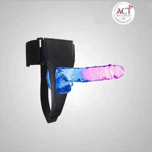 Random Jelly Dildo With Strap-On Lesbian Sex Toy - Buy Online in India | act wellness - view 1