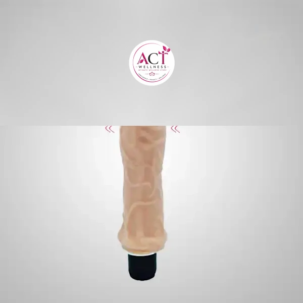 Real Feel Cyber Skin 8.2Inch Stud Dildo - Buy Online in India | act wellness - view 1