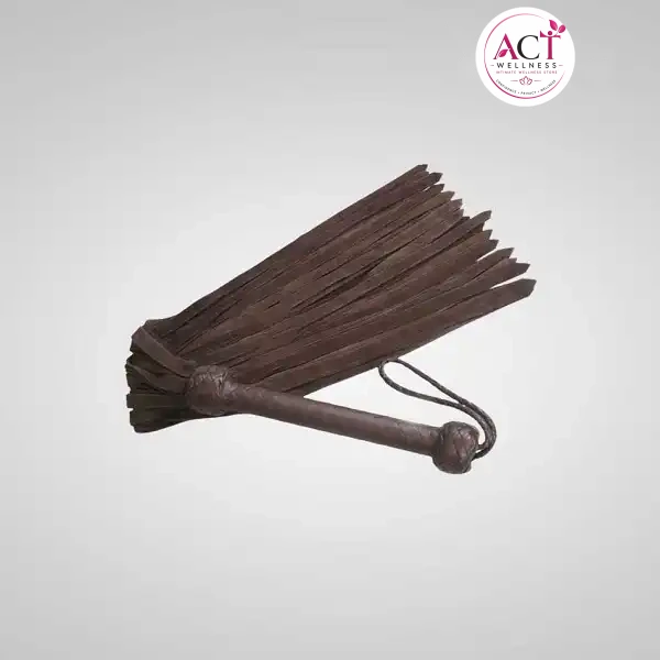 Real Genuine Leather Brown Flogger - Buy Online in India | act wellness - view 1