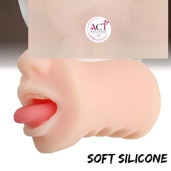 Realistic Mouth Masturbator Sex Toy For Men - Product Gallery View 3 | act wellness