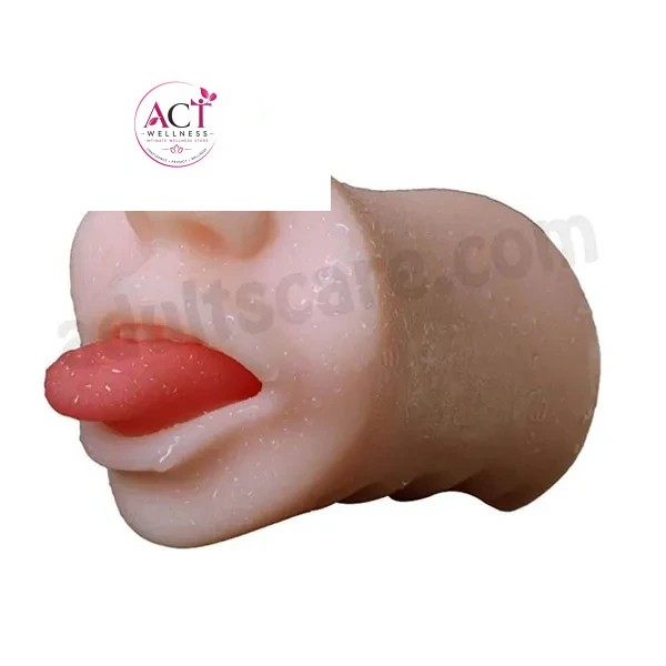 Realistic Mouth Masturbator Sex Toy For Men - Product Gallery View 4 | act wellness