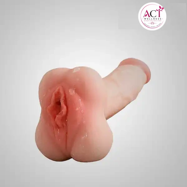 Realistic Penis Extender Sleeve With Attached Vagina - Buy Online in India | act wellness - view 1