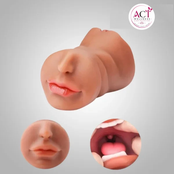 Realistic Textured Mouth Masturbators - Buy Online in India | act wellness - view 1