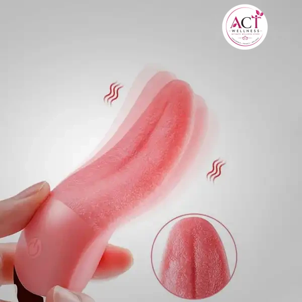 REALISTIC TONGUE LICKING VIBRATOR - Buy Online in India | act wellness - view 1