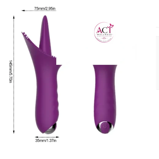 Realistic Tongue Vibrator - Product Gallery View 3 | act wellness