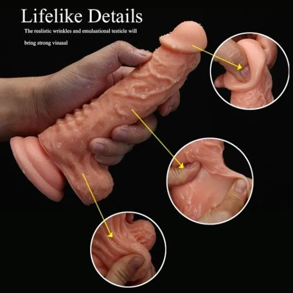 Realistic Wearable Strap on Dildo Woman Couples Sex Toy - Product Gallery View 4 | act wellness
