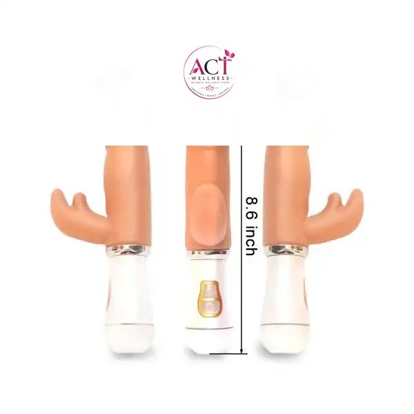 Rechargeable G Spot Real Feel Dildo Vibrator for Women - Product Gallery View 2 | act wellness