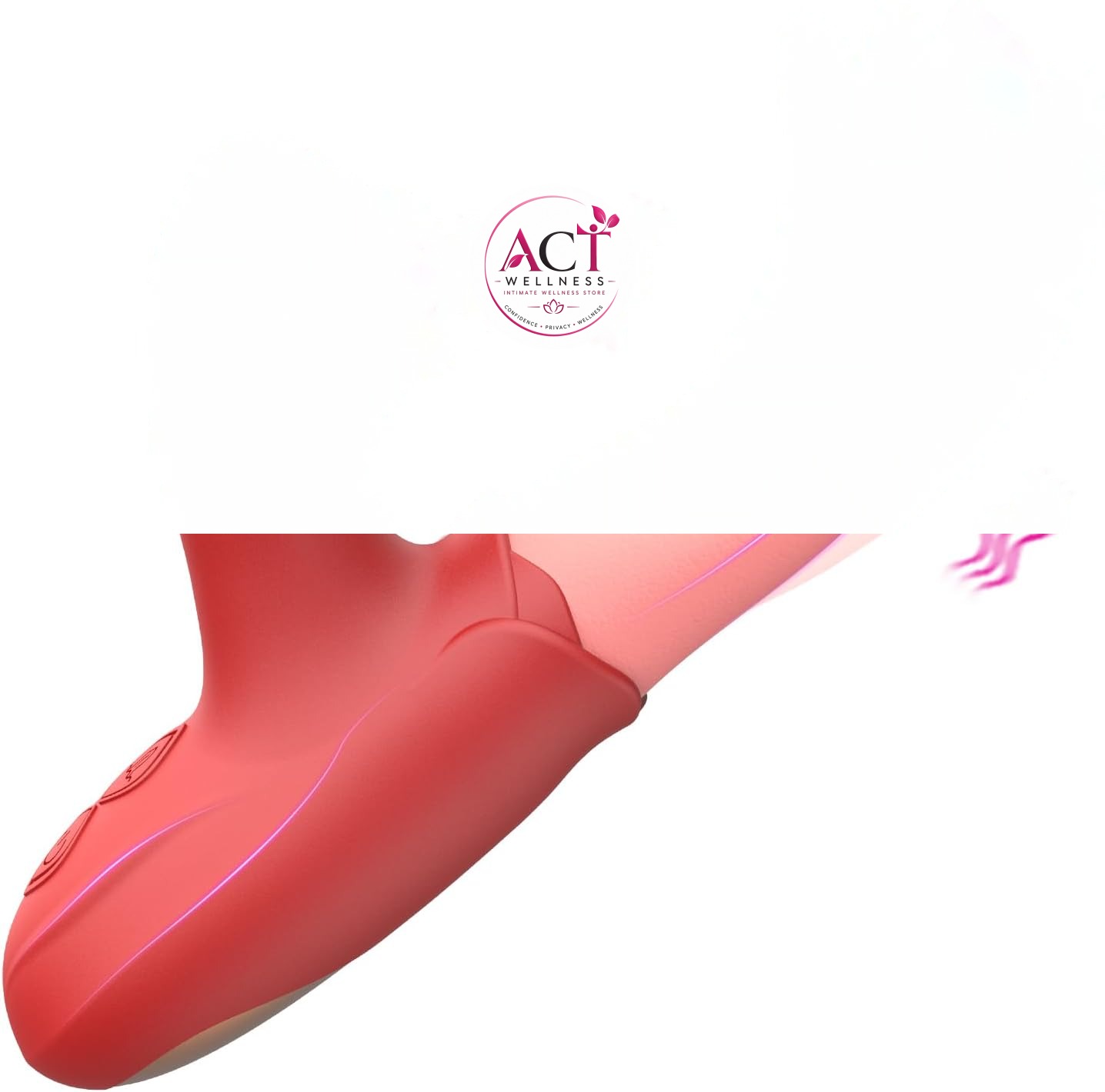 Rechargeable Silicone Tongue Multi Vibrator Clitoris Sucker - Product Gallery View 2 | act wellness