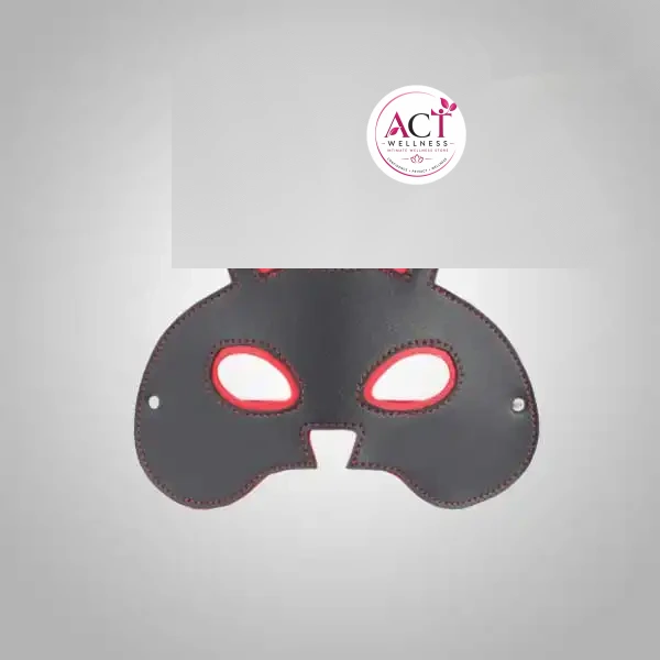 Red & Black Cat Mask For BDSM Play - Buy Online in India | act wellness - view 1