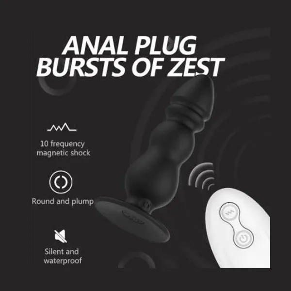 Remote Control Anal Beads Prostate Massager - Product Gallery View 2 | act wellness